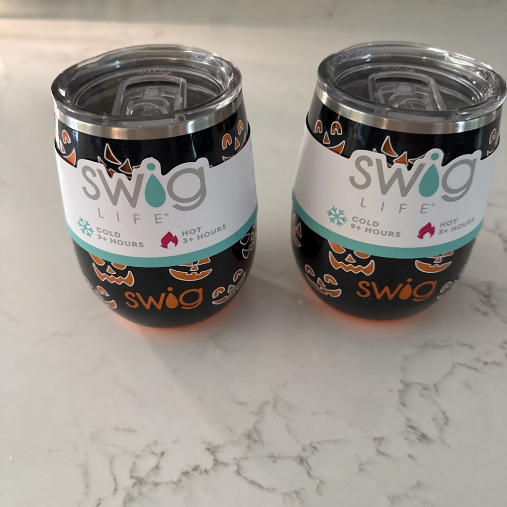 NWT Set Of TWO Swig Life 14 oz. Tumbler Jeepers Creepers Halloween Fall Vibes